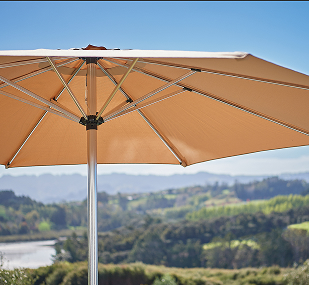 Outdoor Shade umbrella from Mitre 10